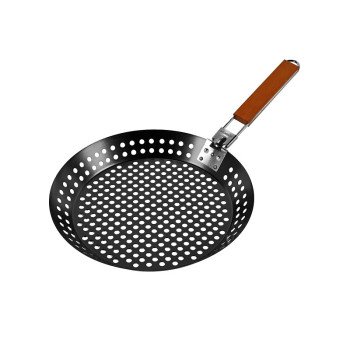 Mr. BAR-B-Q 06750Y Grilling Skillet, Removable Handle