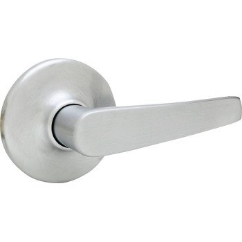 Kwikset 200DL 26D CPRCLRCS Passage Lever, Satin Chrome, Zinc, Residential, Re-Key Technology: SmartKey, Reversible Hand