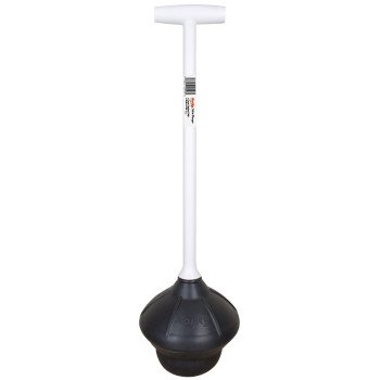 Korky 92-8A Toilet Plunger, 6 in Cup, Non-Slip Handle