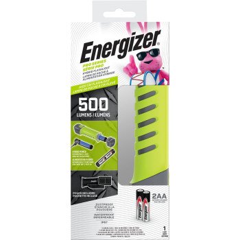 Energizer ENYPHH21 Handheld Flashlight, AA Battery, Alkaline, Lithium-Ion Battery, LED Lamp, 500 Lumens, Focussed Beam