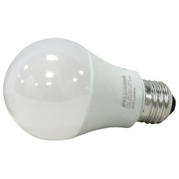 Sylvania 73888 LED Bulb, General Purpose, A19 Lamp, 60 W Equivalent, E26 Lamp Base, Frosted, Warm White Light