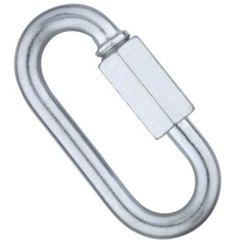 National Hardware N889-011 Quick Link, 1/4 in Trade, 880 lb Working Load, Steel, Zinc