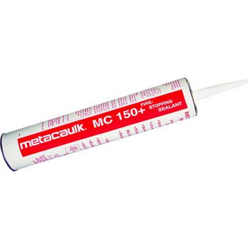 Metacaulk MC 150+ Series 66648 Firestop Sealant, Red, 40 to 120 deg F, 10.3 oz Cartridge