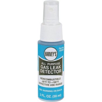 Harvey 39300 Gas Leak Detector, Liquid, Blue, 2 oz Bottle