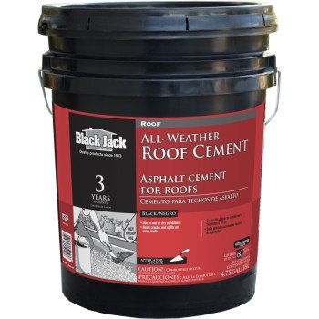 Black Jack 6230-9-30 Roof Cement, Black, Liquid, 5 gal Tube