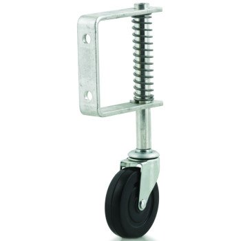 Dh Casters C-GSL3 Gate Caster, 3 in Dia Wheel, 13/16 in W Wheel, Hard Rubber Wheel, 40 lb