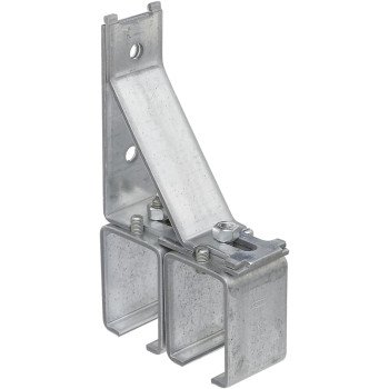 National Hardware N104-471 Box Rail Bracket, 4-25/32 in L x 1-3/4 in W x 8-1/16 in H Dimensions, 300 lb, Steel