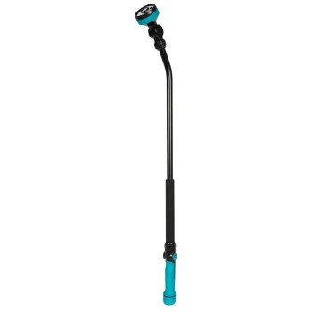 Gilmour 820522-1001 Watering Wand, Swivel Inlet, 5 -Spray Pattern, Articulated, Plastic, Black/Blue, 34 in L Wand