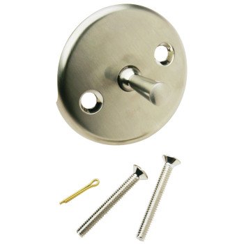 Plumb Pak PP826-1BN Tub Face Plate, Brushed Nickel, For: Bath Drains