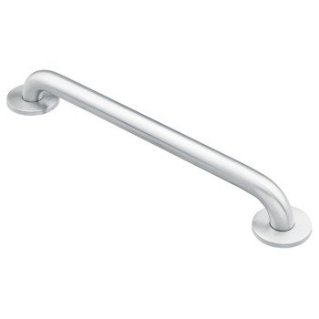 Moen 8742 Grab Bar, 42 in L Bar, 500 lb, Stainless Steel, Screw Mounting