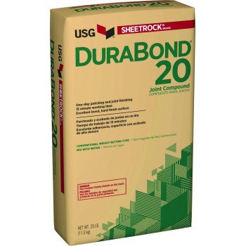 USG Durabond 380581 Joint Compound, Powder, White, 25 lb