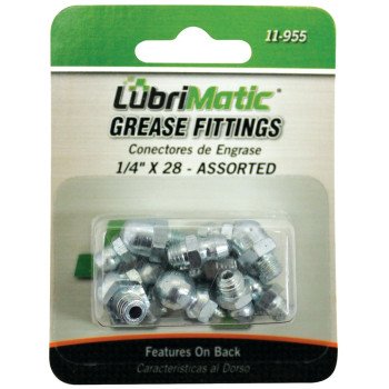 LubriMatic 11-955 Grease Fitting Assortment, 1/4-28