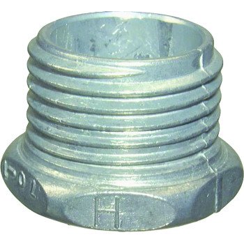 Halex 07015 Conduit Chase Nipple, Zinc