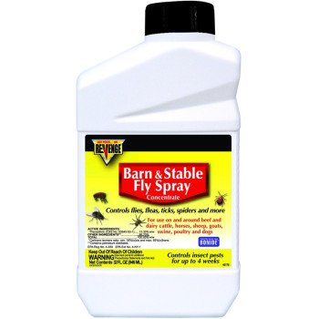 Bonide REVENGE 46178 Barn and Stable Fly Spray, Liquid, Brown/Yellow, Mild Solvent, 12 qt