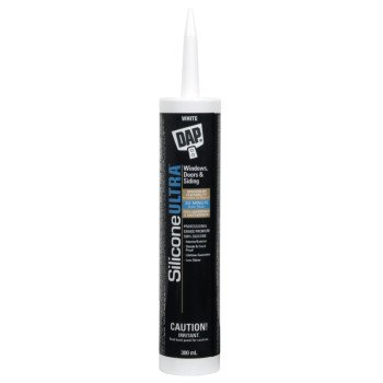 DAP 7079873391 Silicone Sealant, White, 300 mL