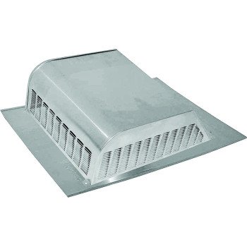 Lomanco LomanCool 730 Static Roof Vent, 12-3/16 in OAW, 30 sq-in Net Free Ventilating Area, Aluminum, Mill