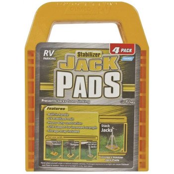 Camco USA 44595 Stabilizer Jack Pad, Resin, Yellow