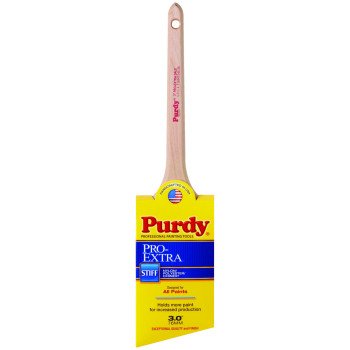 Purdy Pro-Extra Dale 144080730 Trim Brush, Nylon/Polyester Bristle, Rat Tail Handle