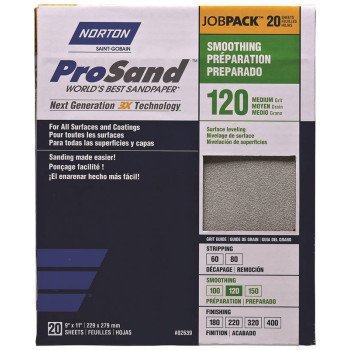 02628 9X11 3X G120 SANDPAPER  