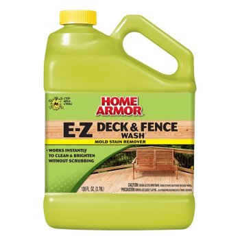 Mold Armor FG505 Deck and Fence Wash, Liquid, Yellow, 1 gal, Spray Dispenser