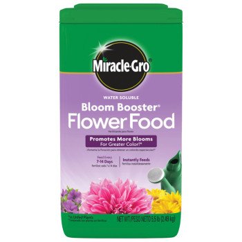 Miracle-Gro Bloom Booster 3009810 Flower Food, 5.5 lb, Solid, 15-30-15 N-P-K Ratio