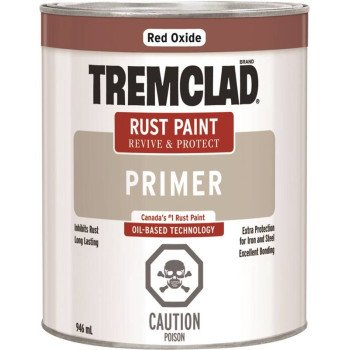 Rust-Oleum 254894 Rust Primer, Flat, Red Oxide, 946 mL, Can