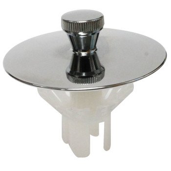 Keeney K826-37 Drain Stopper, Universal, Polished Chrome, For: Most Common Tub Drain Sizes