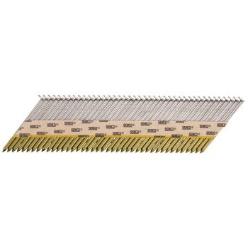 Senco G624APBXN Collated Nail, 2-3/8 in L, Bright Basic, Full Round Head, Ring Shank