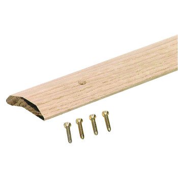 M-D 85415 Carpet Trim, 36 in L, 2 in W, Hardwood, Unfinished