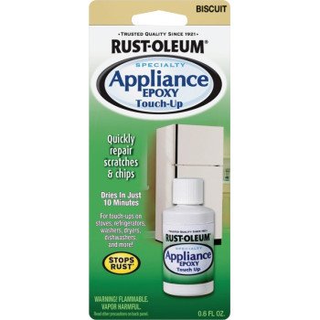 Rust-Oleum 203002 Appliance Touch Up Paint, Solvent-Like, Biscuit, 0.6 oz, Bottle