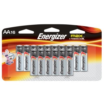 BATTERY ALKALINE MAX 16PACK/AA