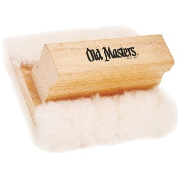 Old Masters 30500 Stain Applicator, 3-1/2 in L Pad, 4-1/2 in W Pad, Lambs Wool Pad