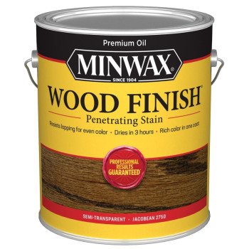 Minwax Wood Finish 710820000 Wood Stain, Jacobean, Liquid, 1 gal, Can