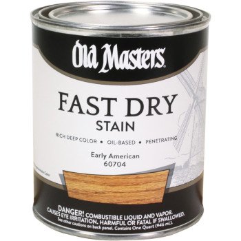 Old Masters 60704 Fast Dry Stain, Early American, Liquid, 1 qt