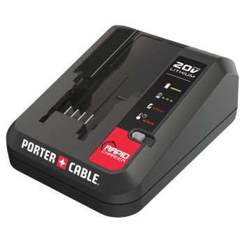 Porter-Cable PCC692L Battery Charger, 120 VAC Input, 20 V Output, 2 Ah, 0.67 hr Charge, Battery Included: No