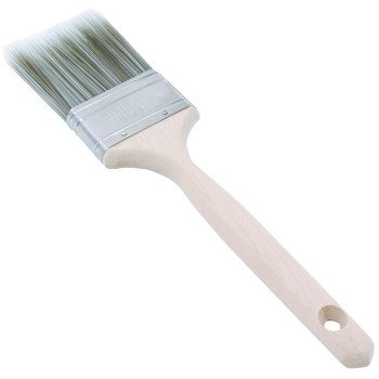 Linzer 2862-2.5 Paint Brush, 2-1/2 in W, 2-3/4 in L Bristle, Nylon/Polyester Bristle, Flat Sash Handle