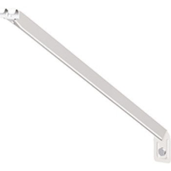 ClosetMaid 1166 Shelving Support Bracket, 16 in L, 2 in H, Steel, Epoxy-Coated