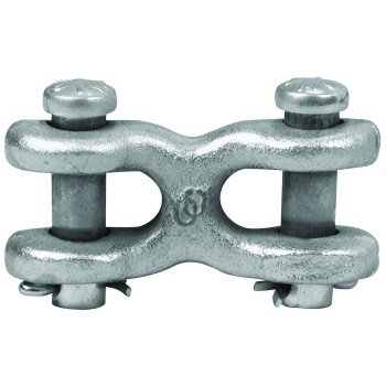 Campbell T5423302 Clevis Link, 7/16 x 1/2 in Trade, 9200 lb Working Load, Steel, Zinc