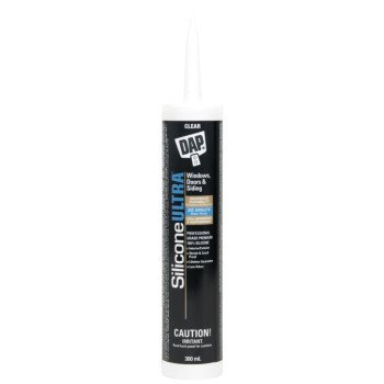 DAP 7079873392 Ultra Sealant, Clear, 24 hr Curing, -37 to 48 deg C, 300 mL Cartridge