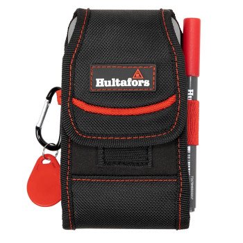 Hultafors HT5114 Smartphone Holder, 1-Pocket, Polyester, Black/Red