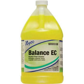 nyco NL158-G4 Floor Cleaner, 1 gal, Liquid, Citrus Lemon, Yellow