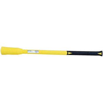 Link Handles 65053 Pick Handle, 36 in L, Fiberglass, Yellow, For: Railroad #6 Eye Picks and Mattocks