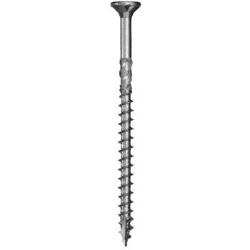 GRK Fasteners 61637 Framing and Decking Screw, #10 Thread, 3-1/8 in L, W-Cut Thread, Bugle Head, Star Drive, 210 PK