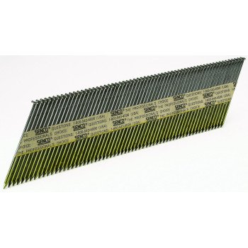 Senco K527APBXR Collated Nail, Paper Tape Collation, 3 in L, Steel, Bright Basic, Smooth Shank