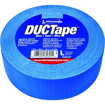 IPG 20C-BL2 Duct Tape, 60 yd L, 1.88 in W, Polyethylene-Coated Cloth Backing, Blue