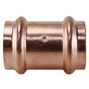 Apollo XPRC1 Coupling with Stop, 1 in, Press Fit, Copper, 300 psi Pressure