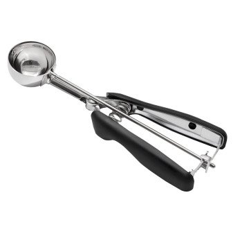 Good Grips 1055893 Cookie Scoop, 8 in L, 2-3/4 in Dia, Stainless Steel