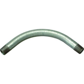 Halex 64125 Rigid Elbow, 90 deg Angle, 2-1/2 in, Steel, Galvanized