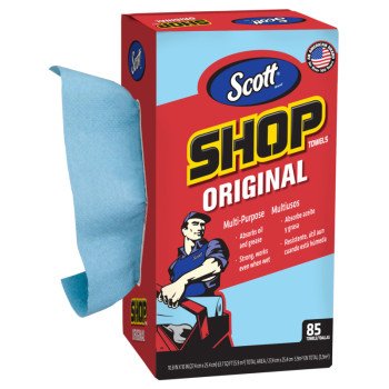 75090 SHOP TOWELS BOX 85 BLUE 