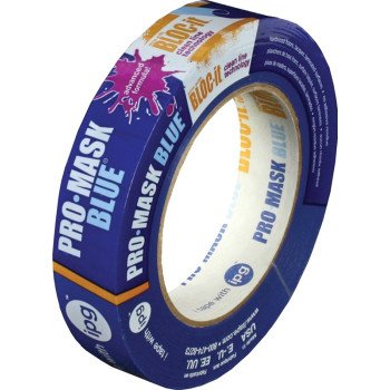 IPG 9530-.75 Masking Tape, 60 yd L, 0.7 in W, Crepe Paper Backing, Blue